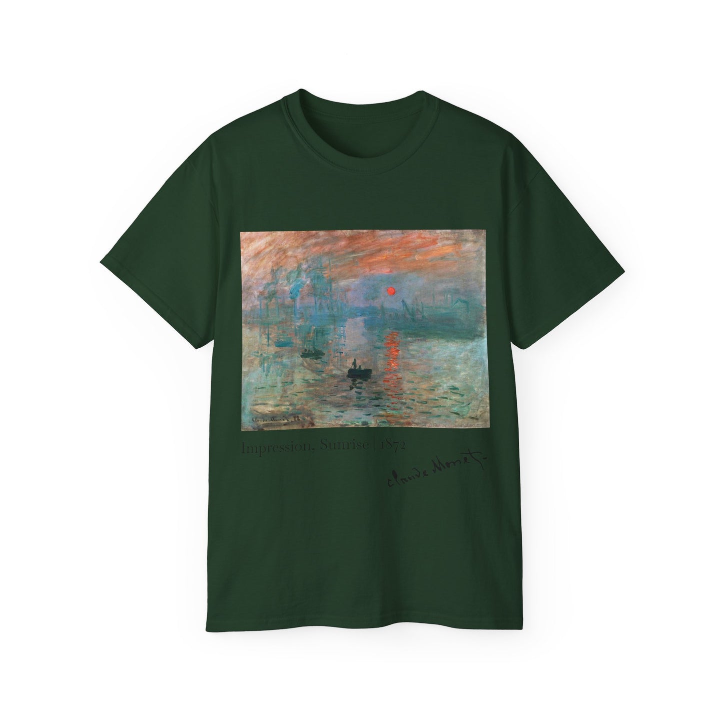 Claude Monet Signature T-Shirt - Impression