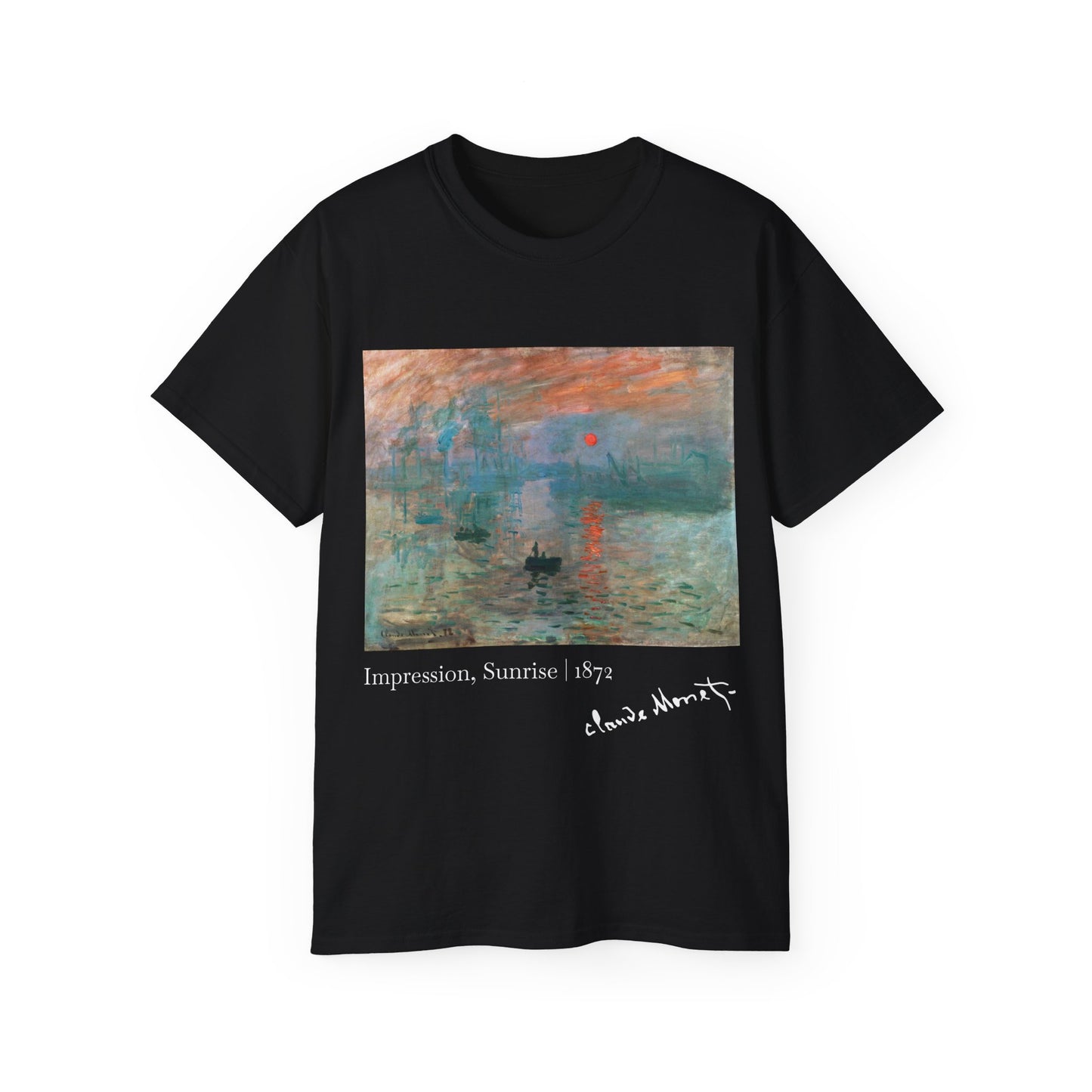 Claude Monet Signature T-Shirt - Impression