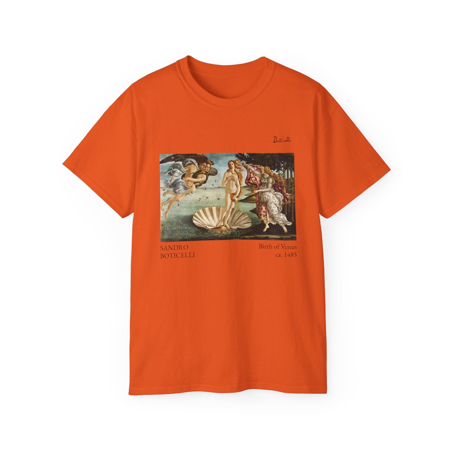 Sandro Botticelli Signature Series T-Shirt: The Birth of Venus