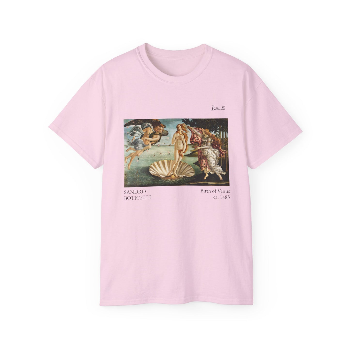 Sandro Botticelli Signature Series T-Shirt: The Birth of Venus