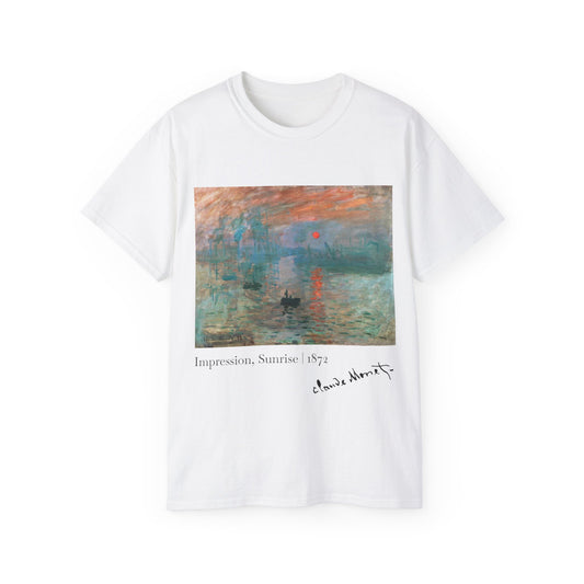 Claude Monet Signature T-Shirt - Impression