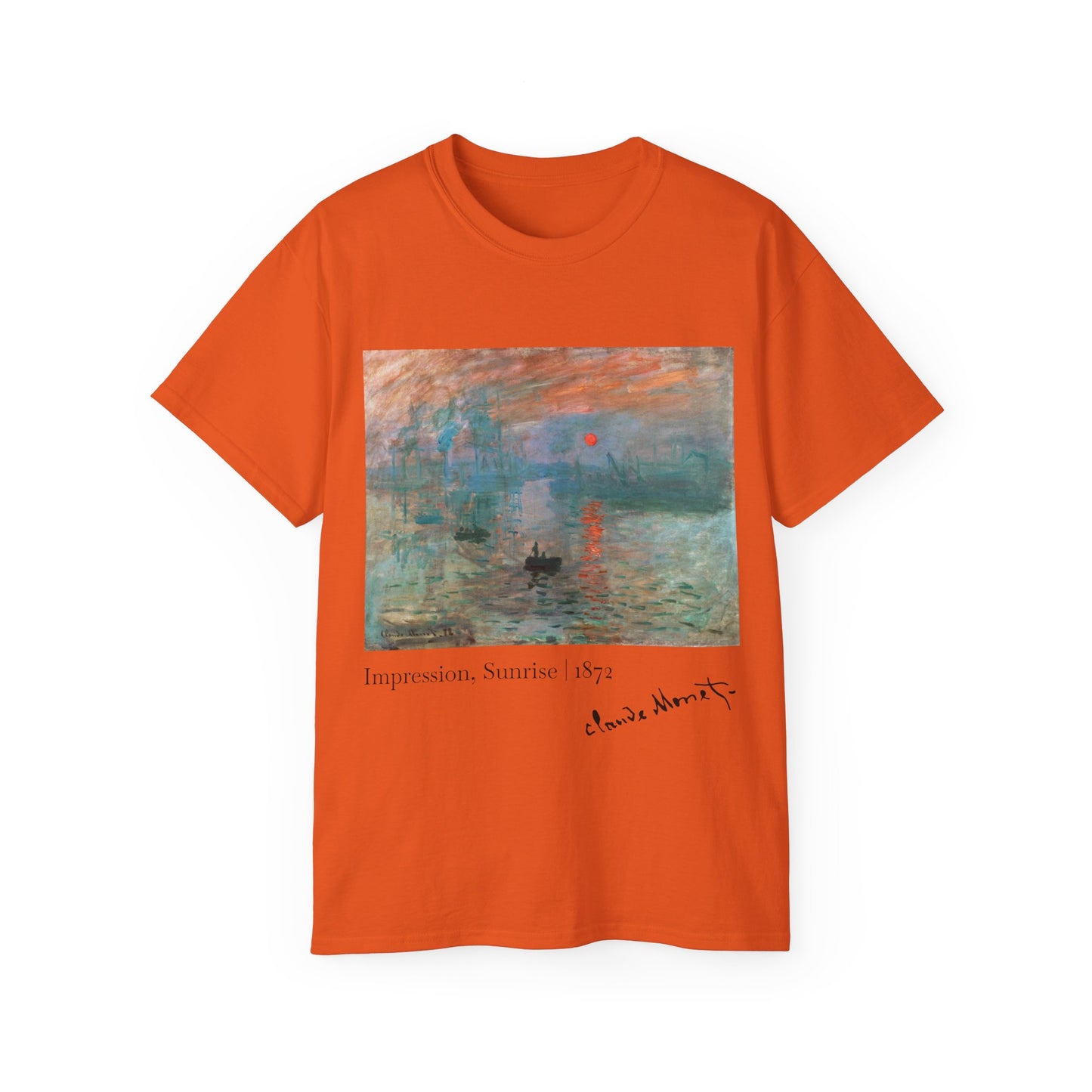 Claude Monet Signature T-Shirt - Impression