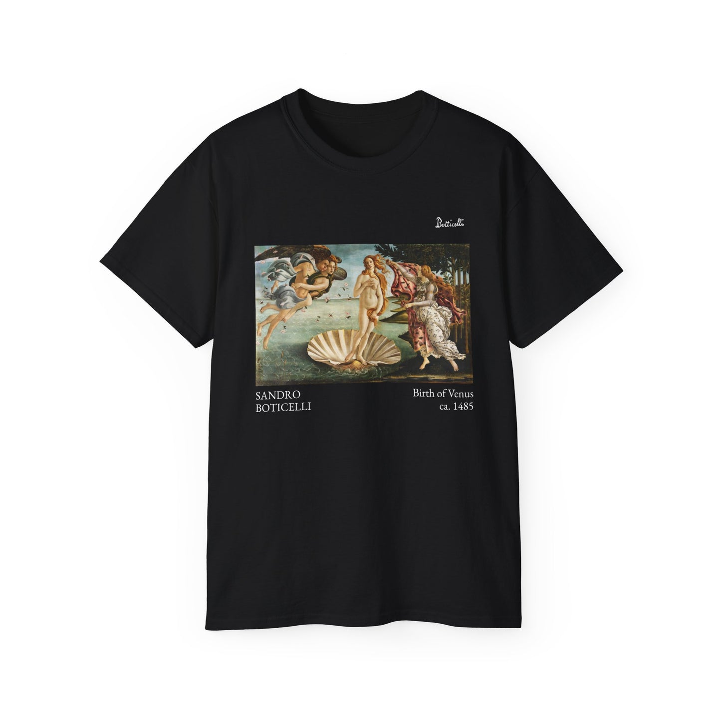 Sandro Botticelli Signature Series T-Shirt: The Birth of Venus