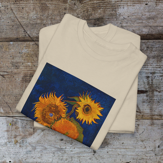 Van Gogh Signature T-shirt - Six Sunflowers